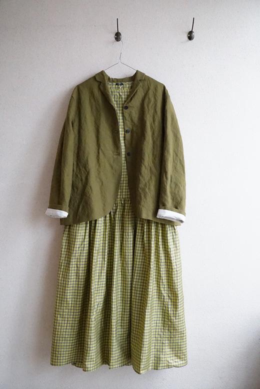 apuntob 森林绿羊毛棉休闲西装夹克 商品图13