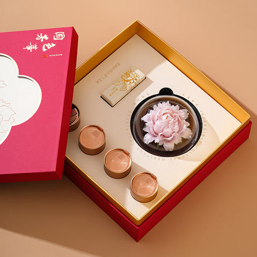 【非遗陶瓷手捏花传承】2026 国色芳华-牡丹茶礼套组 商品图2