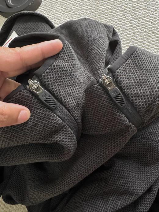 D121166男士立领抓绒夹克秋冬透湿保暖外套户外运动上衣 商品图6