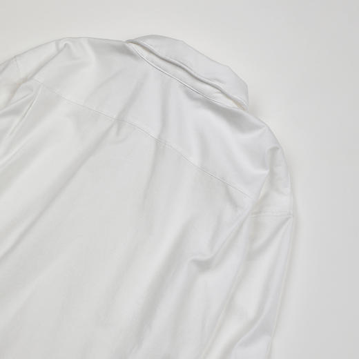 ROMI STUDIO“极简随性”轻酵洗棉质铝丝领口直身衬衫 RWCWSG7052 商品图7