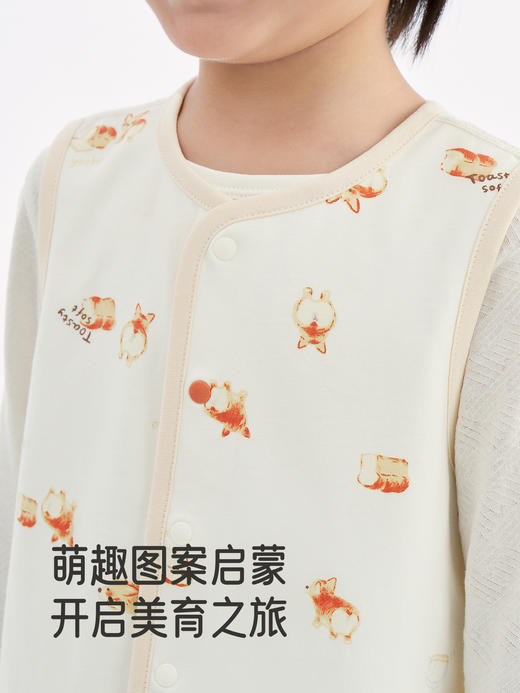英氏儿童家居服背心马甲秋冬打底男女童宝宝秋衣秋裤YLTAJ0R020A YLPAJ0R004A YLCAJ0R010A 商品图4