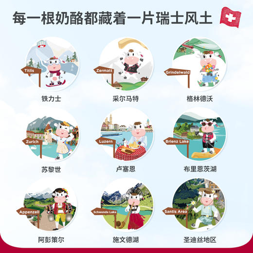 预售【送原生奶酪块试吃2包】瑞慕瑞士进口儿童补钙芝士奶酪棒奶酪140g*2 商品图7