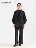【商场同款】阿菁娜冬季新款极简松弛风外套落肩微阔袖包容身形柔坠感抗寒A30D511106 商品缩略图5