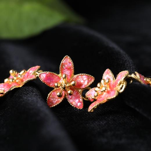 【林栖好物】东阳五瓣梅花螺钿耳环（预售15天）LX11025002 商品图1