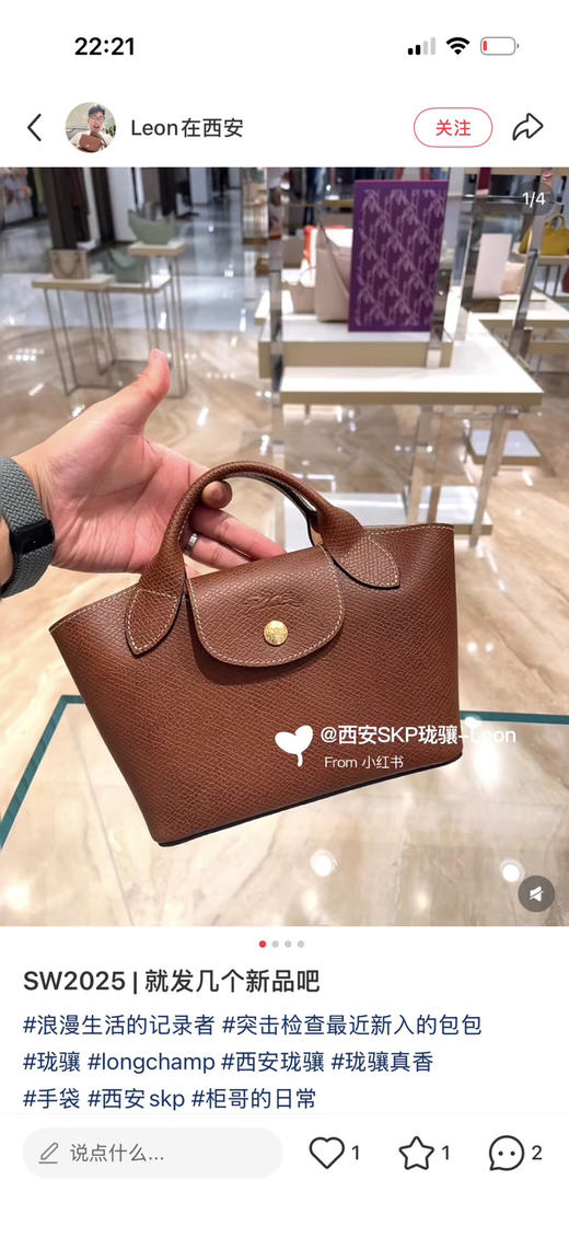 纯原皮龙骧Épure系列小号短柄手提斜挎包121108 商品图10