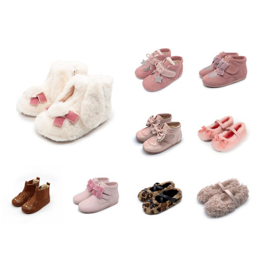 【云优选】西班牙Little winkaa小温卡（热销款）LW童鞋2025冬季新款萌趣儿童短靴保暖童靴 商品图0