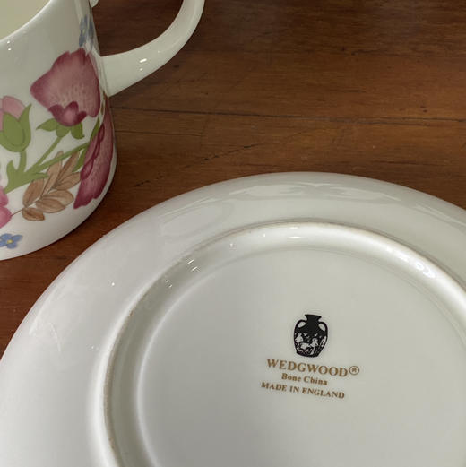 英国Wedgwood Meadow Sweet 花卉骨瓷摩卡mini杯M碟两件套 B0240 商品图3