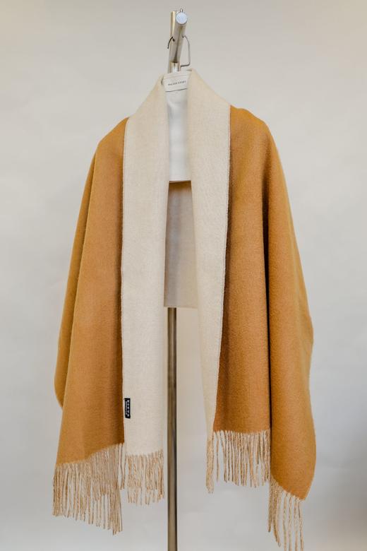 MAISON COVET 纯山羊绒双面披肩 商品图2