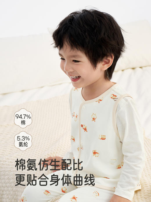 英氏儿童家居服背心马甲秋冬打底男女童宝宝秋衣秋裤YLTAJ0R020A YLPAJ0R004A YLCAJ0R010A 商品图3