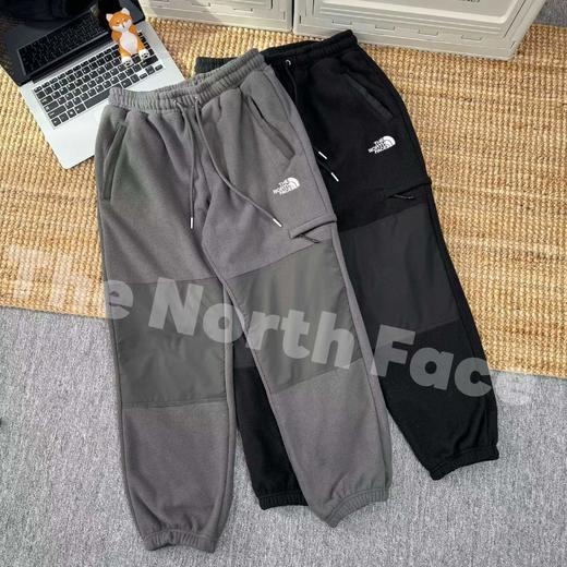 D121152户外工装多口袋POLARTEC摇粒绒超保暖加绒柔长裤 商品图1