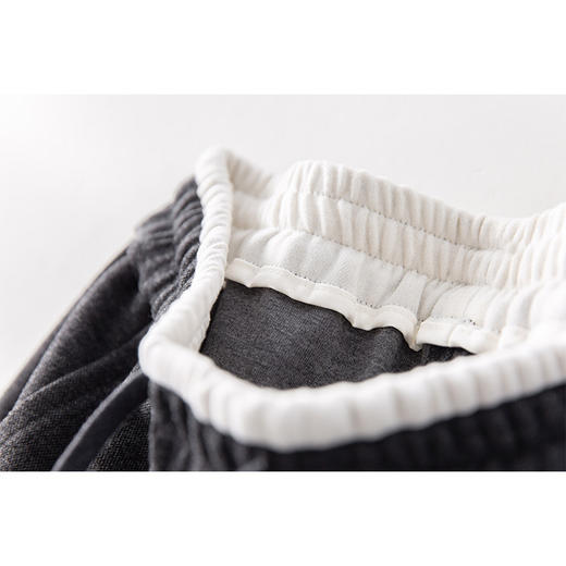 无惧左右 拼色腰香蕉裤 醋酸羊毛 厚实抗寒 宽松结构感款卫衣长裤 高性价比 商品图4