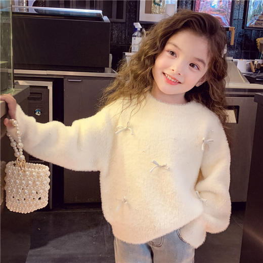 【俏墨洋气儿童宽松慵懒针织衫】满满冬日氛❤真的是一眼就心动🤗日常的高品质童装‼内搭或外穿都完美‼-MMTYS 商品图6