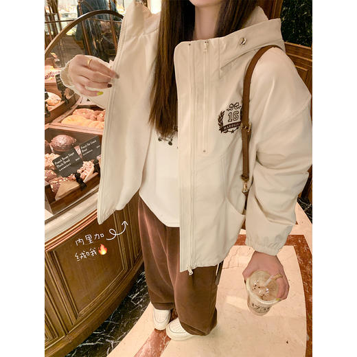 <曾小咸推荐>现货秒杀 ！微信超特价！韩系连帽棉服外套 日常329.99 立减170 秒杀159.99！！ 商品图4