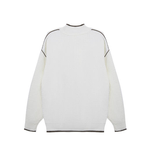 【断码清仓】HX 冬季小立领开胸毛衫S107444366101/02 商品图1