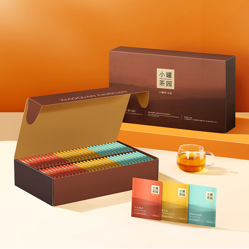小罐茶园 念享组合茶T60 (大红袍茶4克*20袋、铁观音茶（清香）4克*20袋、滇红茶4克*20袋) [现货]