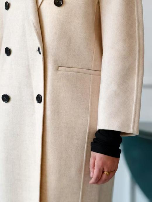 【12.19上新】2色之家夹花羊毛羊绒双面呢大衣·LSQ 商品图9