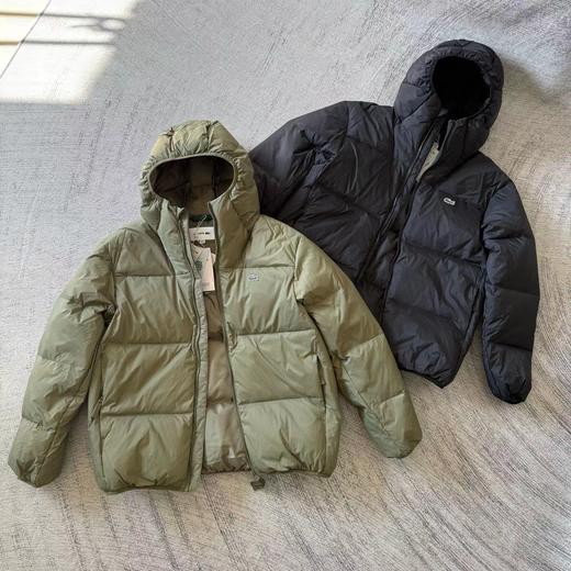 D121114男装时尚潮流休闲纯色连帽鸭绒羽绒服外套 商品图1