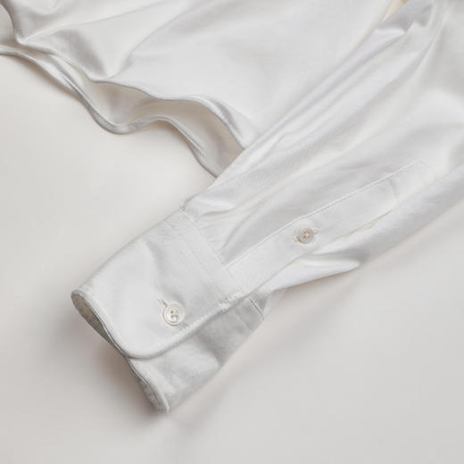 ROMI STUDIO“极简随性”轻酵洗棉质铝丝领口直身衬衫 RWCWSG7052 商品图6