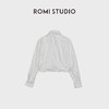 ROMI STUDIO“极简随性”轻酵洗棉质铝丝领口直身衬衫 RWCWSG7052 商品缩略图1
