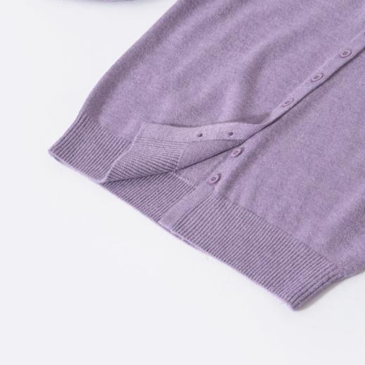 Grace&Glam 定制款浪漫花边银丝闪闪亲肤开衫 商品图5