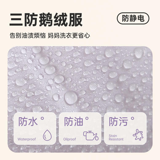 【三防】【鹅绒】儿童羽绒服2025秋冬女童轻薄连帽中大童保暖外套 商品图1