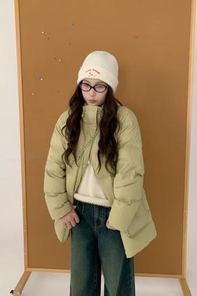 HAYES 韩版宽松简约保暖羽绒服外套 22007