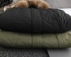 D121149纯色毛领连帽中长款滑雪服极地羽绒服 商品缩略图3