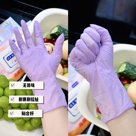 到手2包共60只【赫本·木风丁腈乳胶手套】丁腈材质，是耐油，耐老化，耐水性   亲肤裸肌感！告别主妇手，干过保洁的人都说好用 商品图7