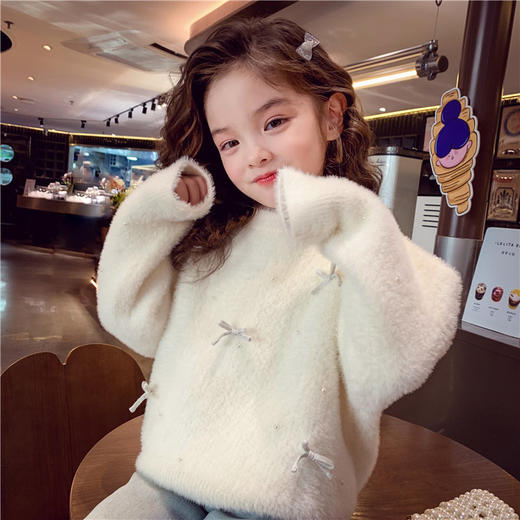 【俏墨洋气儿童宽松慵懒针织衫】满满冬日氛❤真的是一眼就心动🤗日常的高品质童装‼内搭或外穿都完美‼-MMTYS 商品图9