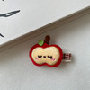 可爱百搭苹果红格边夹发夹-纪念日百货门店同款166295945 商品缩略图3