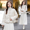 HR JXYR2580国风羽绒服新中式洋气白鸭绒羽绒外套 商品缩略图3