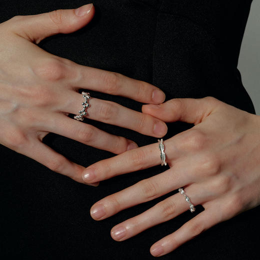 【新年礼物】alodia.co 品牌直发 CRUSH褶皱戒指耳环 925银小众设计高级感长期主义精致 商品图9