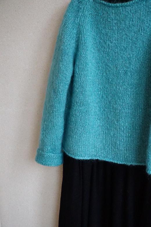 apuntob 马海毛初恋蓝毛衣 商品图13