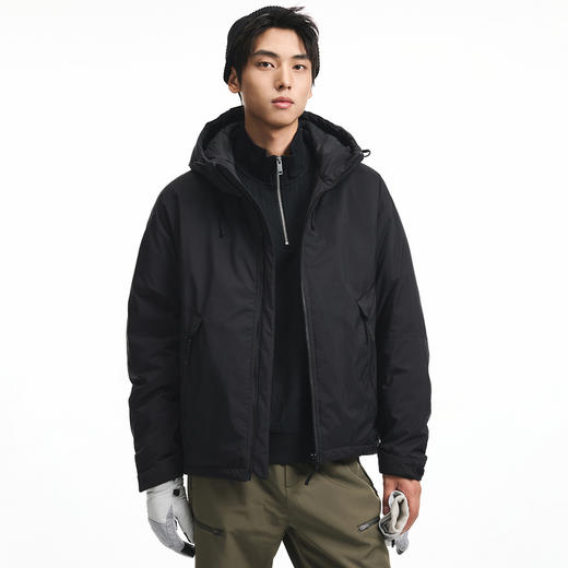 GXG男装【90白鸭绒】冬季时尚潮流户外通勤男式连帽短款羽绒服K&C 商品图2