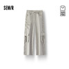 商场同款|森马休闲裤女春季做旧纯棉工装裤2026新款设计感阔腿裤 商品缩略图0
