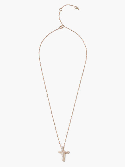 订购6周到｜Chan Luu-14K-十字架 淡水珍珠 项链［美国设计师］ 商品图0