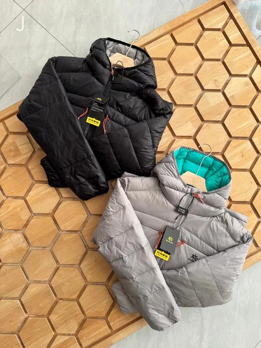 D121157加厚蓬松锁温白鸭绒填充立领情侣羽绒服 商品图1