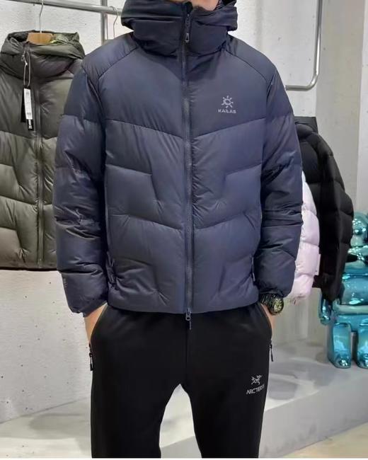 D121148轻量保暖防泼水防风户外运动登山御寒连帽羽绒服 商品图10