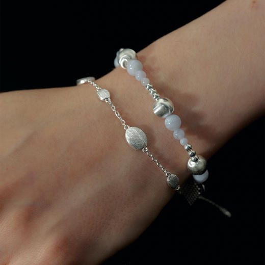 【新年礼物】alodia.co 品牌直发 莫奈花园意大利拉丝工艺手链 925银礼物小众长期主义高级感小众 商品图6