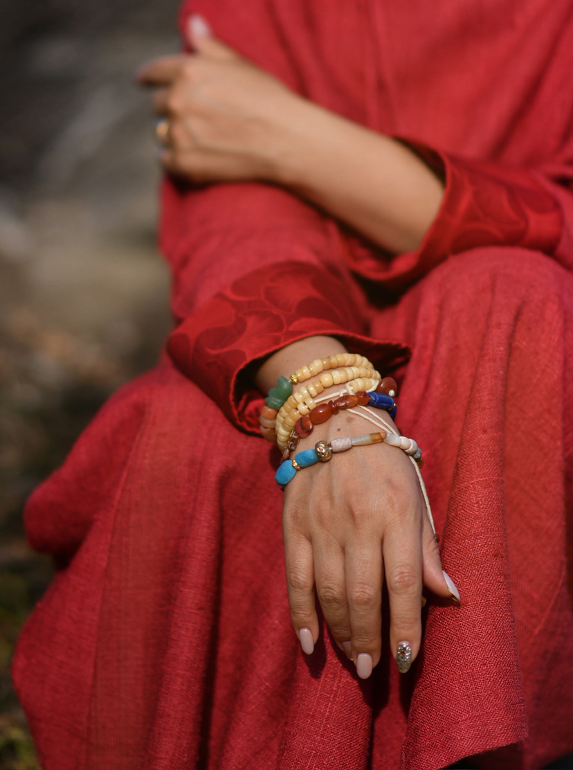 多宝老古珠项链