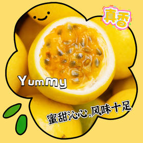 【钦果9号黄金百香果】不用加蜂蜜的百香果，甘甜如蜜，可做清凉饮料