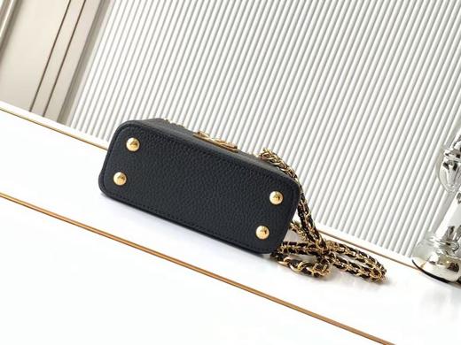 驴家 capucines 黑拼白贝母链条 nano 牛皮（JPH） 商品图3