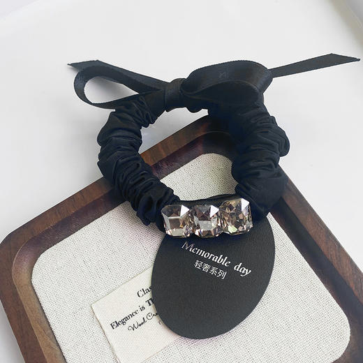 小香风蝴蝶结丝绒发饰皮筋-纪念日百货门店同款167748871 商品图4