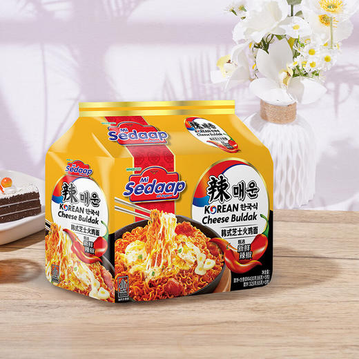 辉英喜达韩式芝士火鸡面86g*5/包*5包 商品图3