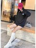 D121134新品联名款哈尔的移动城堡联名火焰卫衣男女同款 商品缩略图9