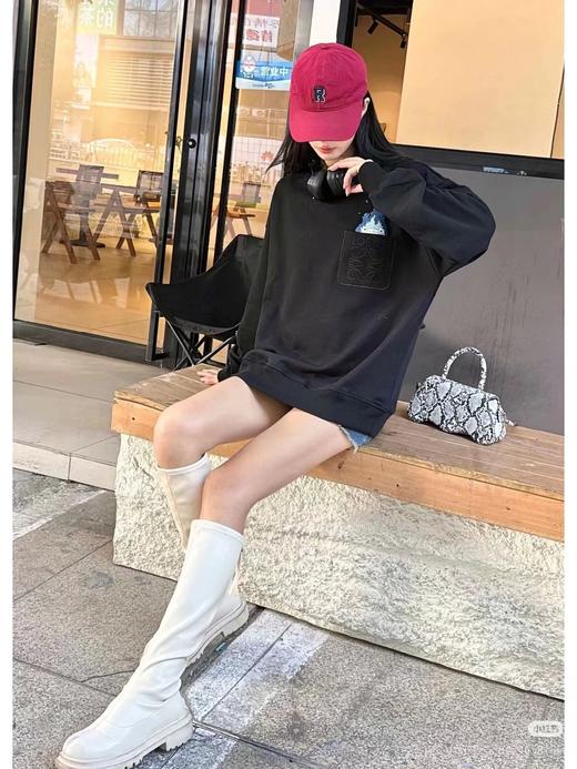 D121134新品联名款哈尔的移动城堡联名火焰卫衣男女同款 商品图9