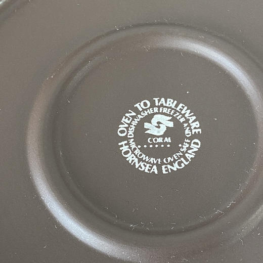 英国1970s Hornsea Coral系列 咖啡杯碟三件套 B0333 商品图5