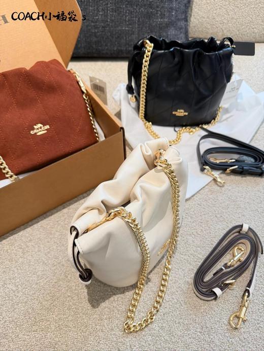 D121140软糯羊皮绗缝mini云朵包单肩斜挎包 商品图2