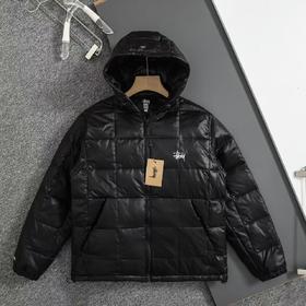 D121155限定款FW25防水尼龙面料PUFFER连帽羽绒服