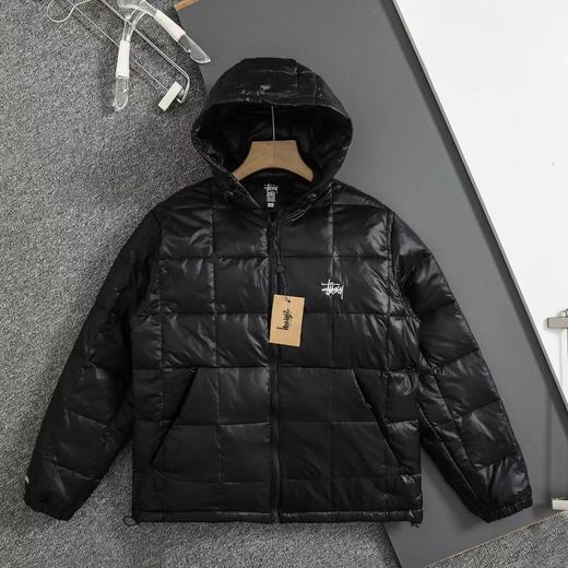 D121155限定款FW25防水尼龙面料PUFFER连帽羽绒服 商品图0